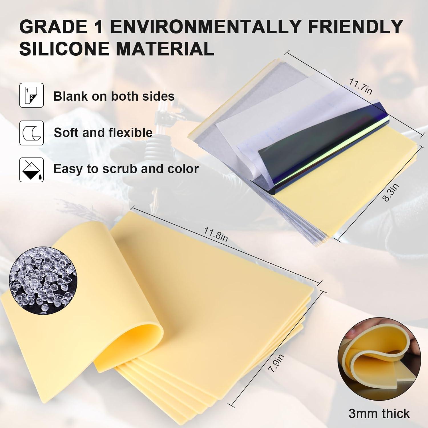 Kit de Práctica de Tatuaje FTOYIN 31 Piezas Piel y Papel