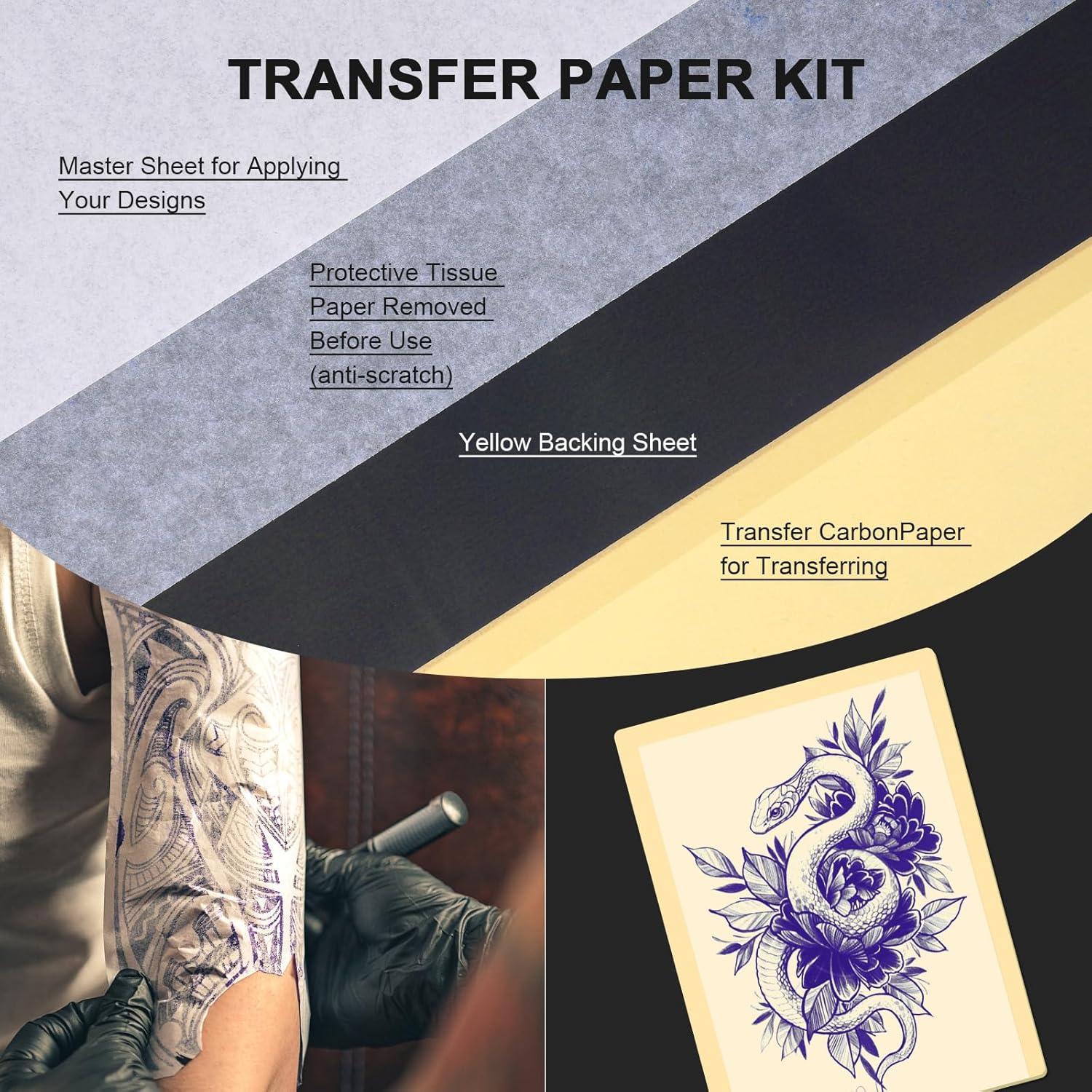 Kit de Práctica de Tatuaje FTOYIN 31 Piezas Piel y Papel