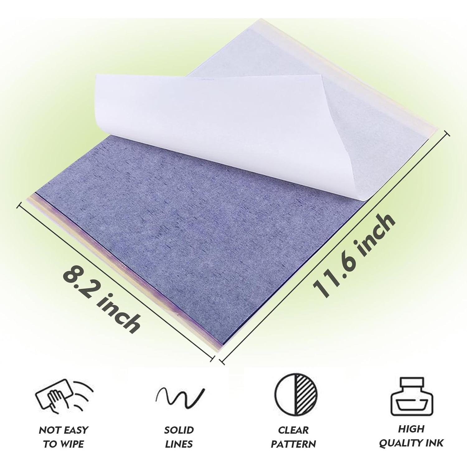 Papel de Transferencia de Tatuaje Rayyl - 50 Hojas A4 4-Capas