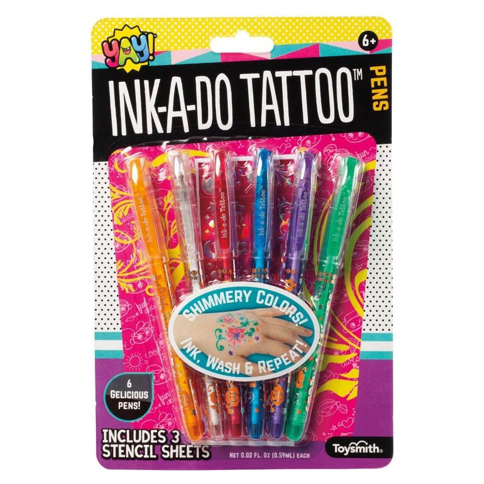 Bolígrafos de Tatuaje Toysmith Ink-A-Do 6 Colores