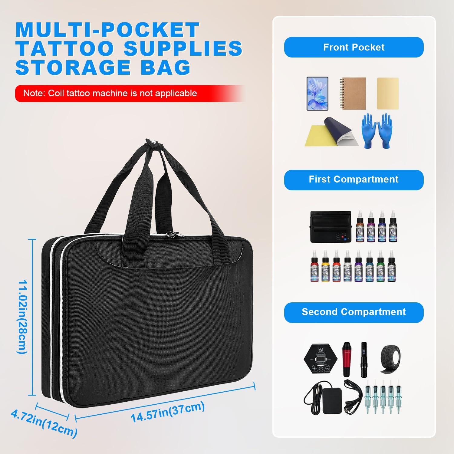 Funda de Transporte Grekos para Tatuajes - Organizador Doble Capa