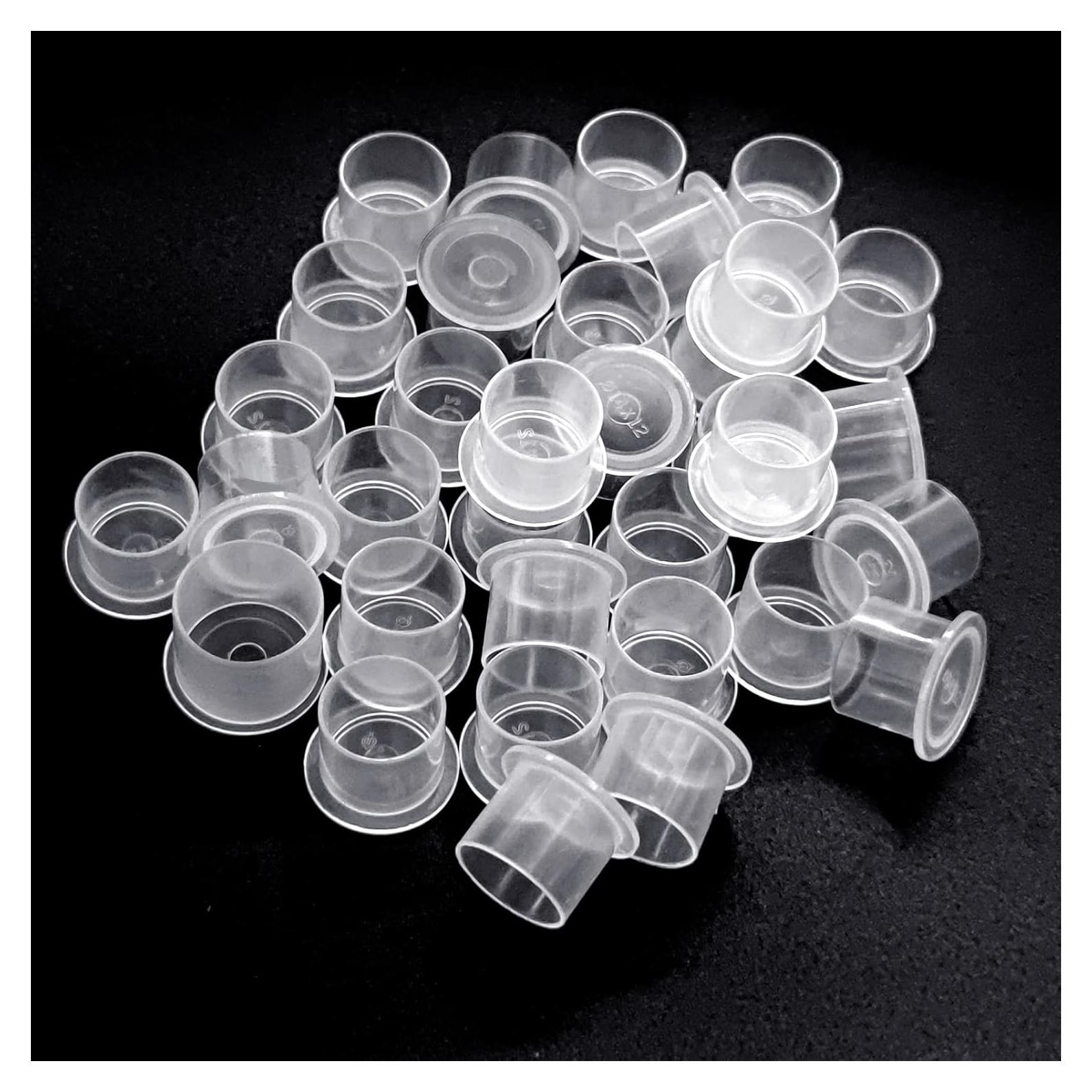 Tazas de Tinta para Tatuajes Hatonseyan 200pcs 17mm Desechables
