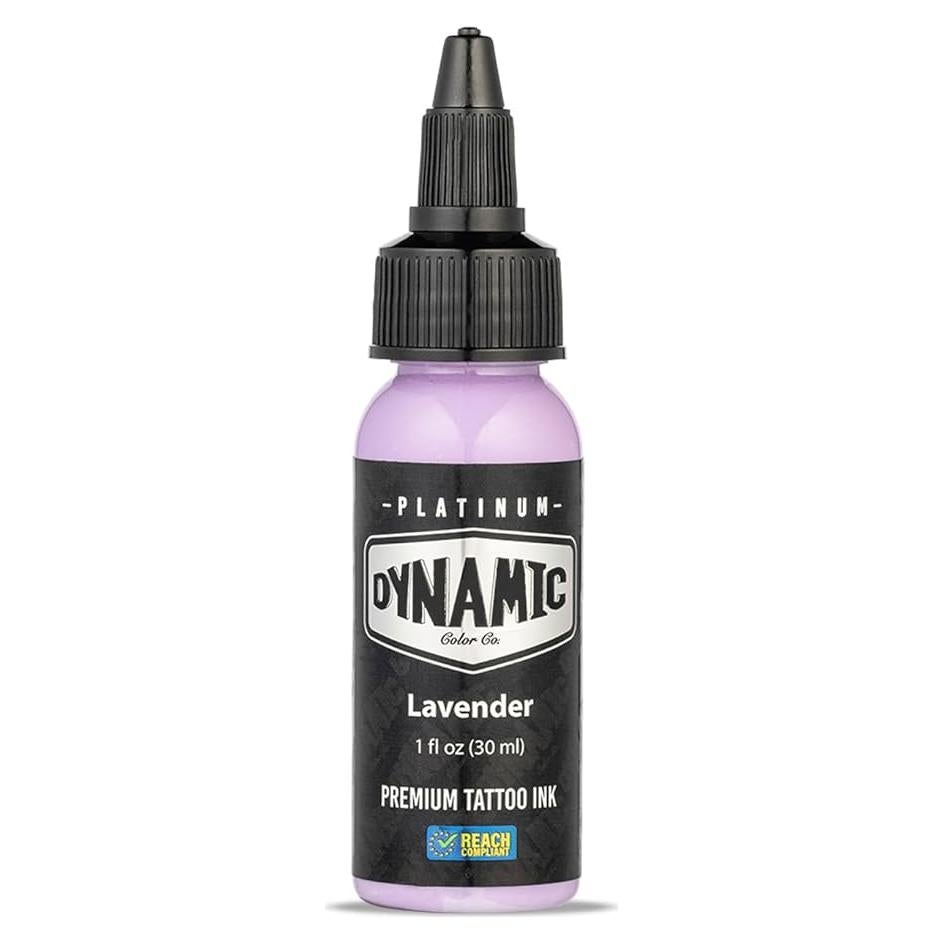 Tinta de Tatuaje Lavanda Dynamic Color Platinum 30 ml