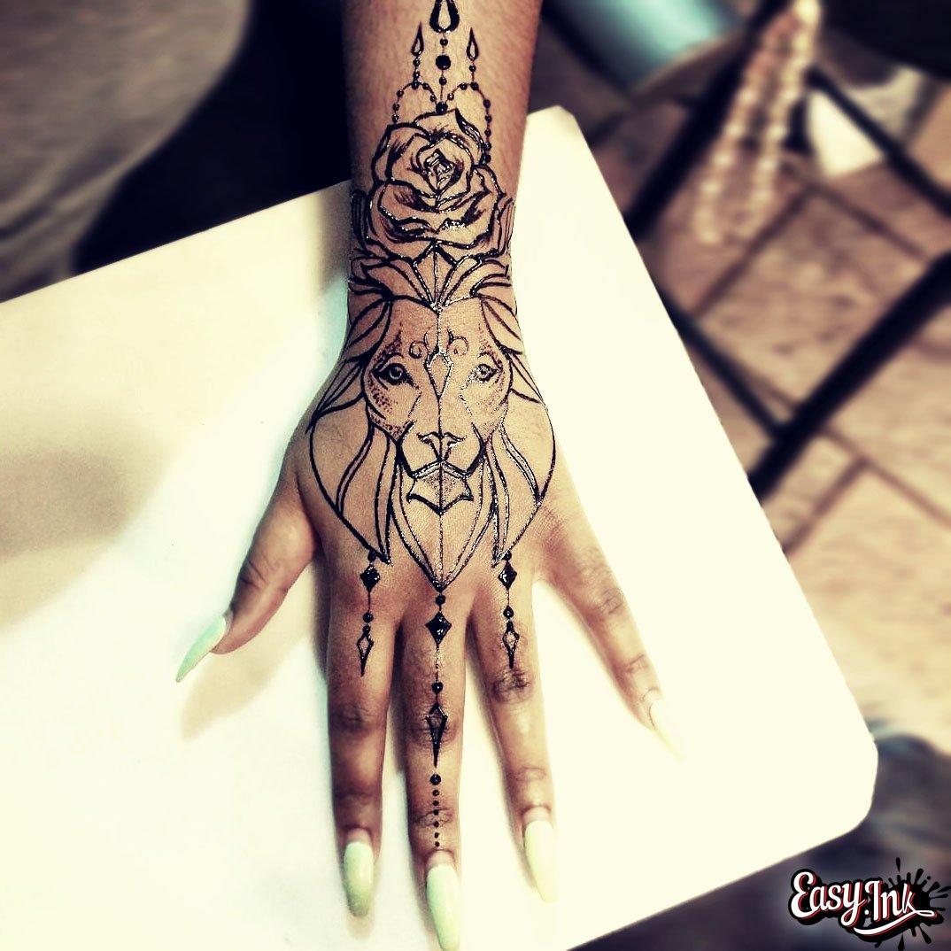 Kit Completo Tinta de Tatuaje Temporal Easy.ink 1oz Orgánica