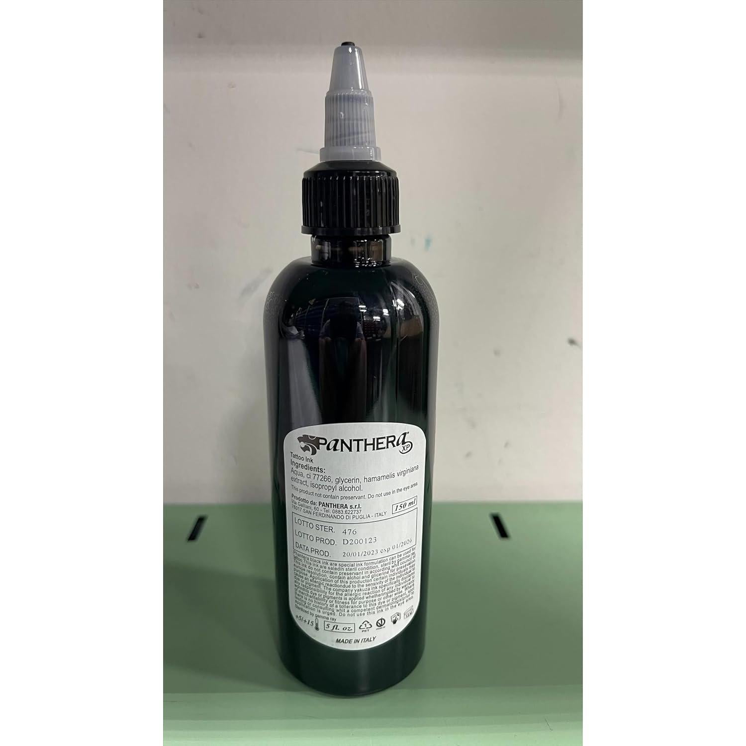 Tinta de Tatuaje Negra Loshuer Panthera 150ml - Sumy Oscuro