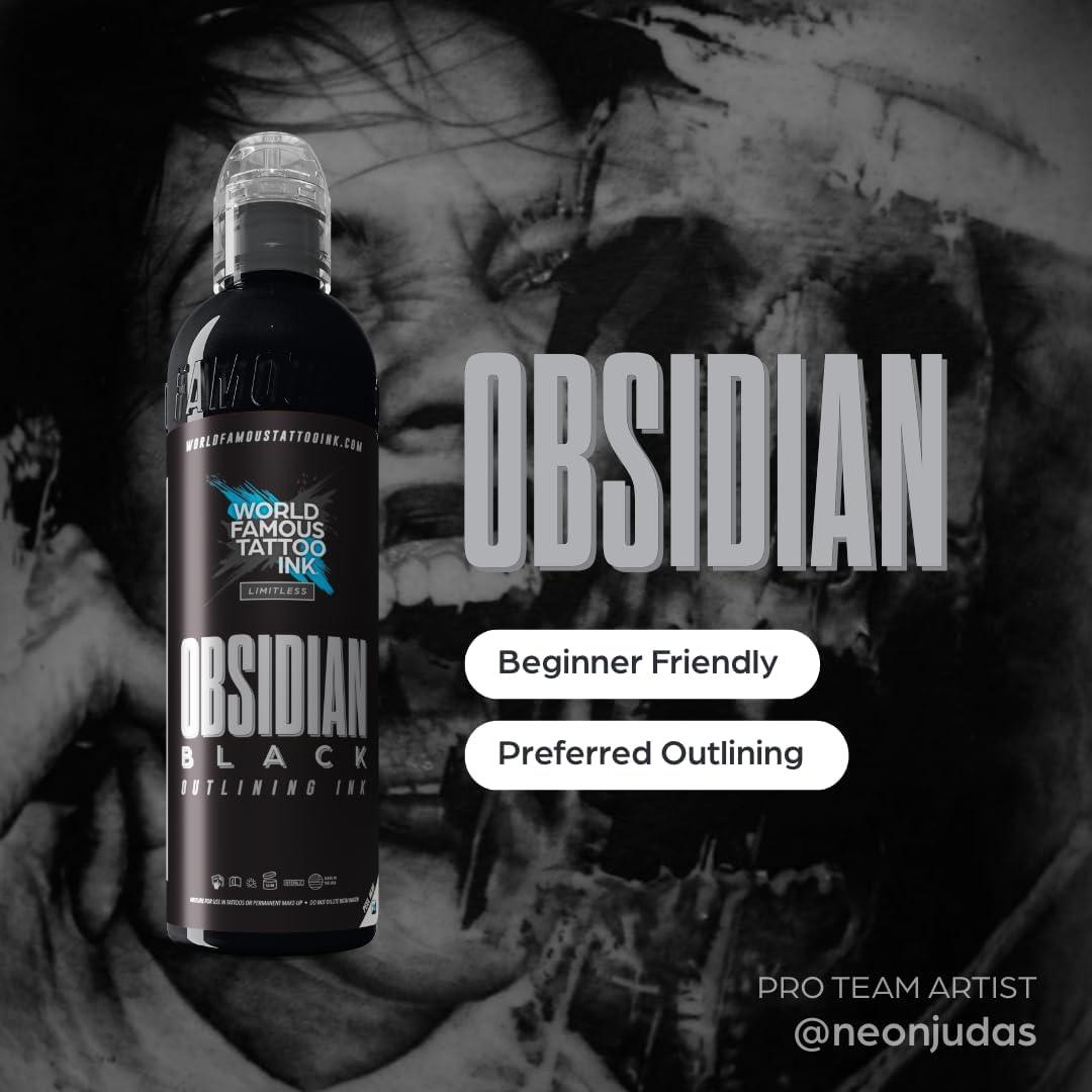 Tinta para Tatuajes World Famous Limitless Obsidiana 29.57 ml