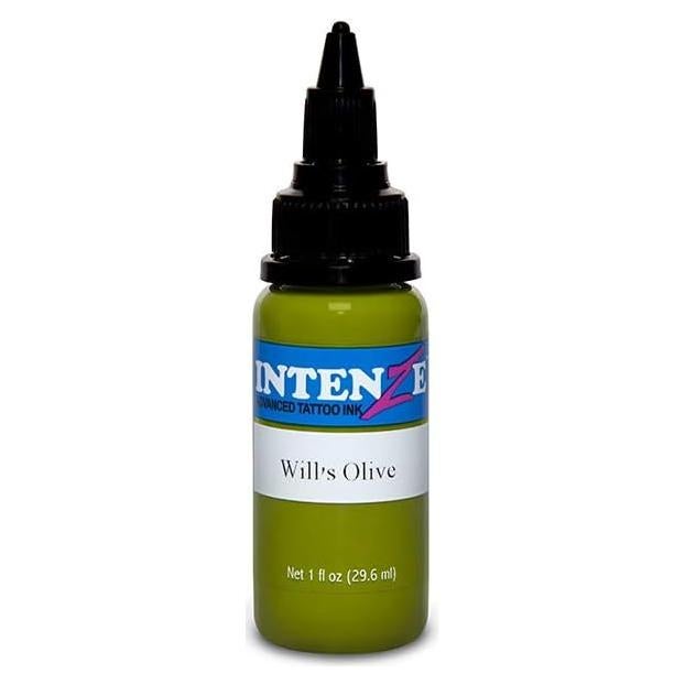 Tinta de Tatuaje Intenze Aceituna de Will 30ml Vegana