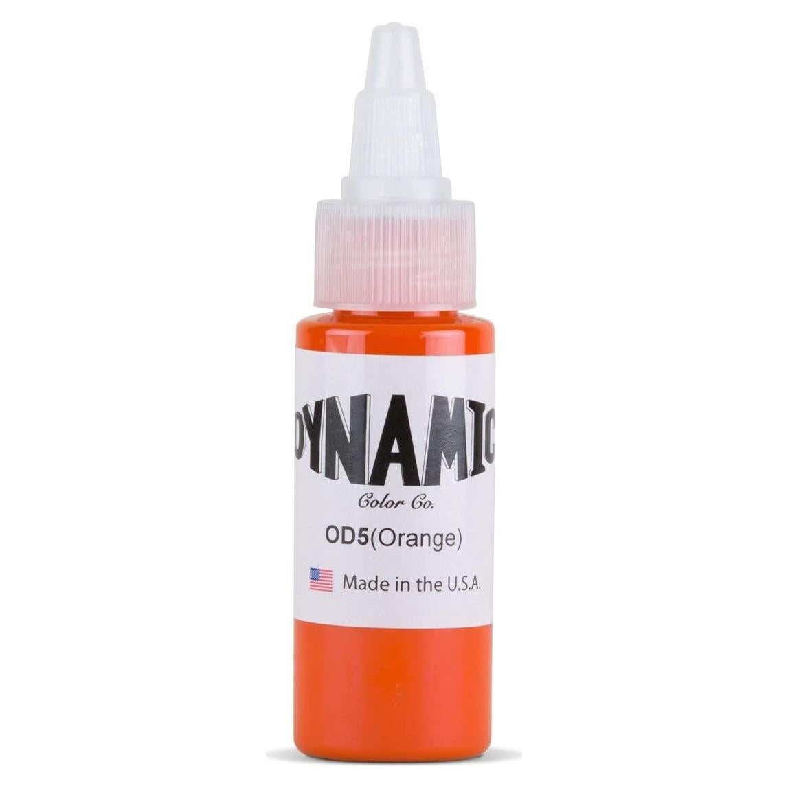 Tinta de Tatuaje Naranja Dinámica 30 ml - Profesional Larga Duración