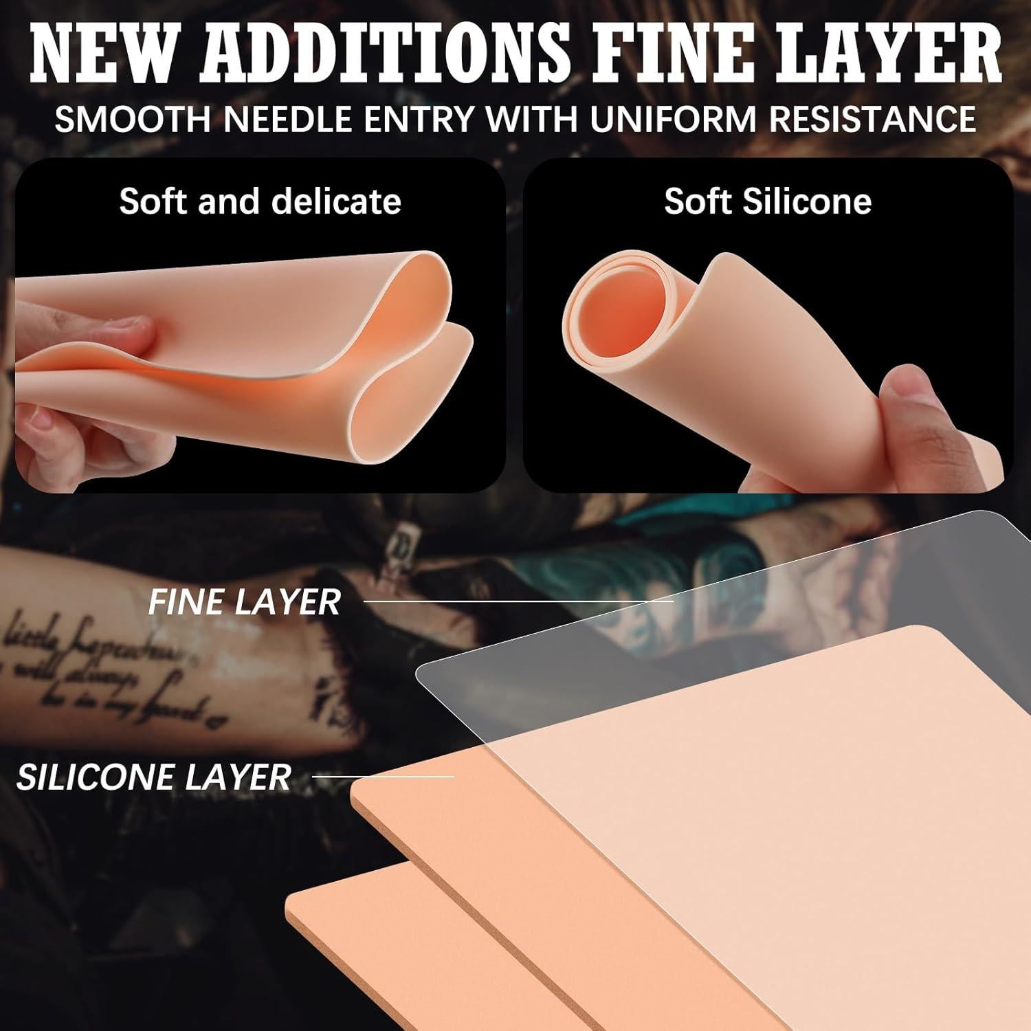 Kit de Práctica para Tatuajes Jingmore 1015 Piezas Completo