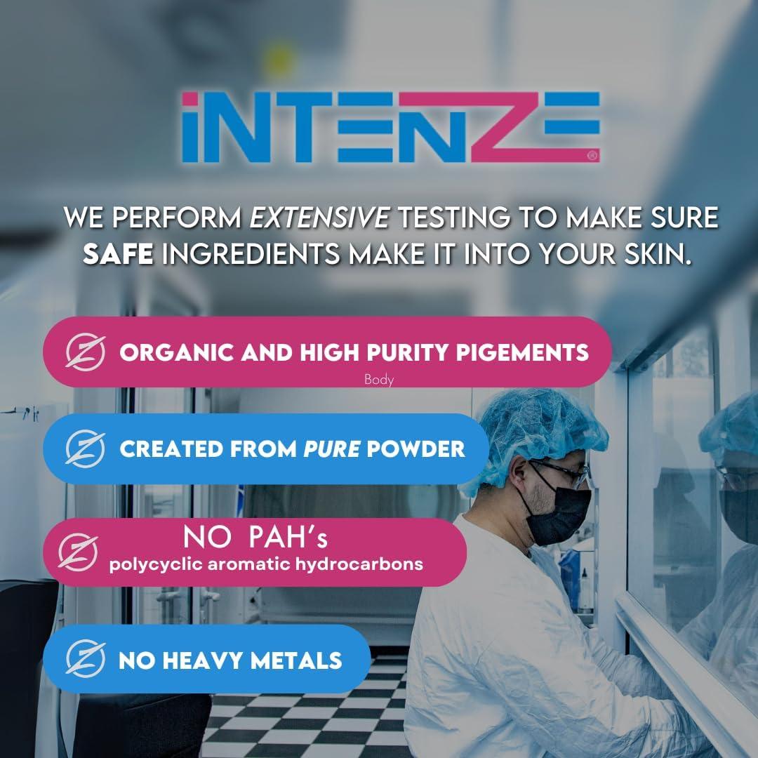 Tinta para Tatuajes Intenze True Black 236ml - Vegana y Esterilizada