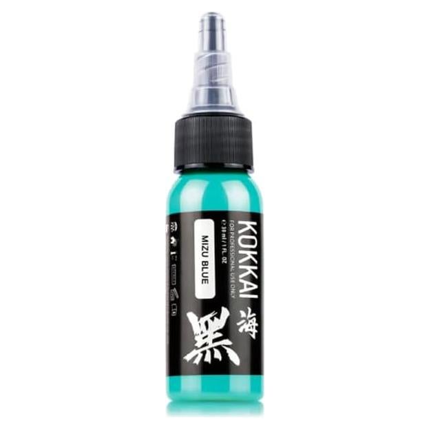 Tinta para Tatuajes Kokkai Sumi Mizu Blue 28.35 g Vegana