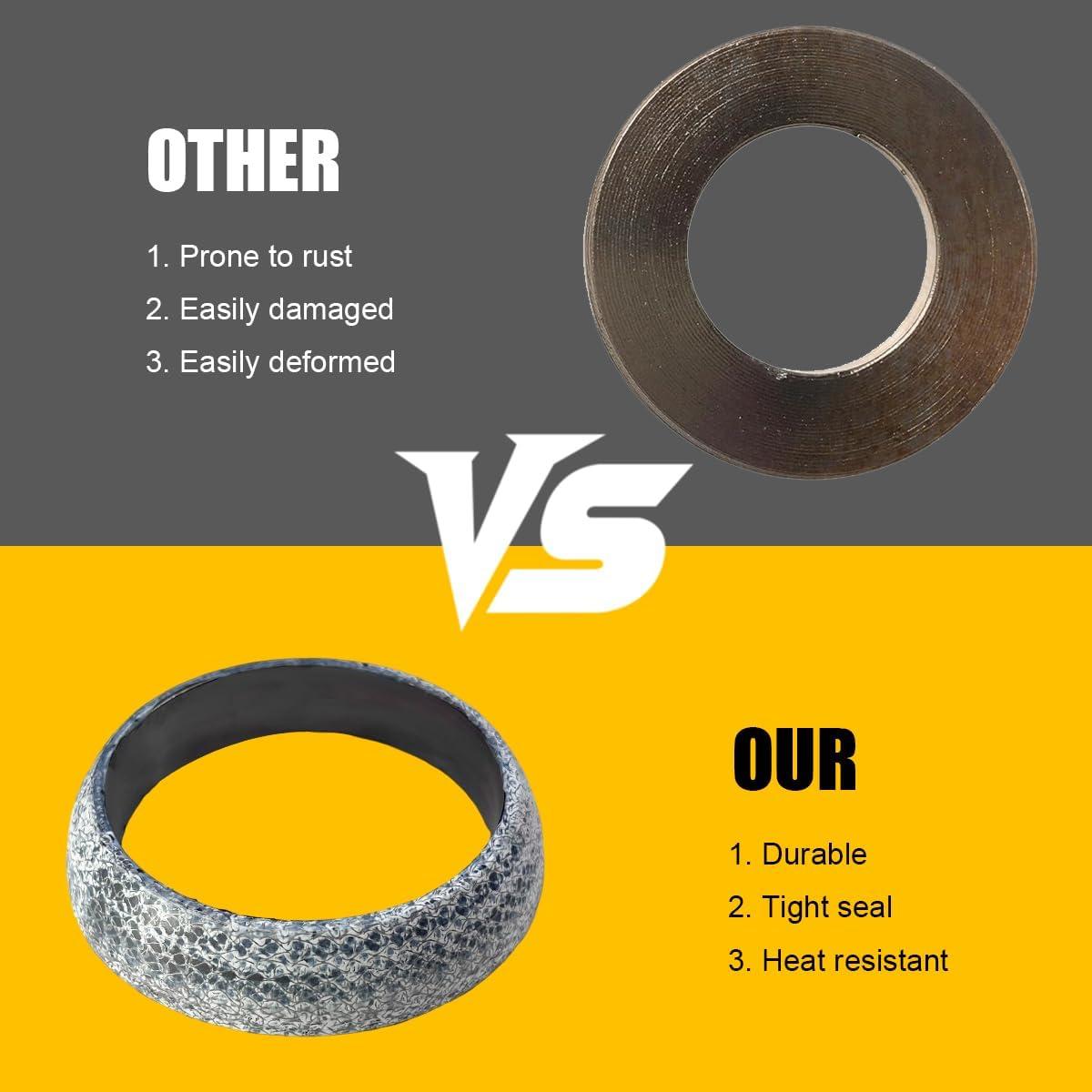 Junta de Escape ZNDAW 45 mm Grafito Resistente a Fugas