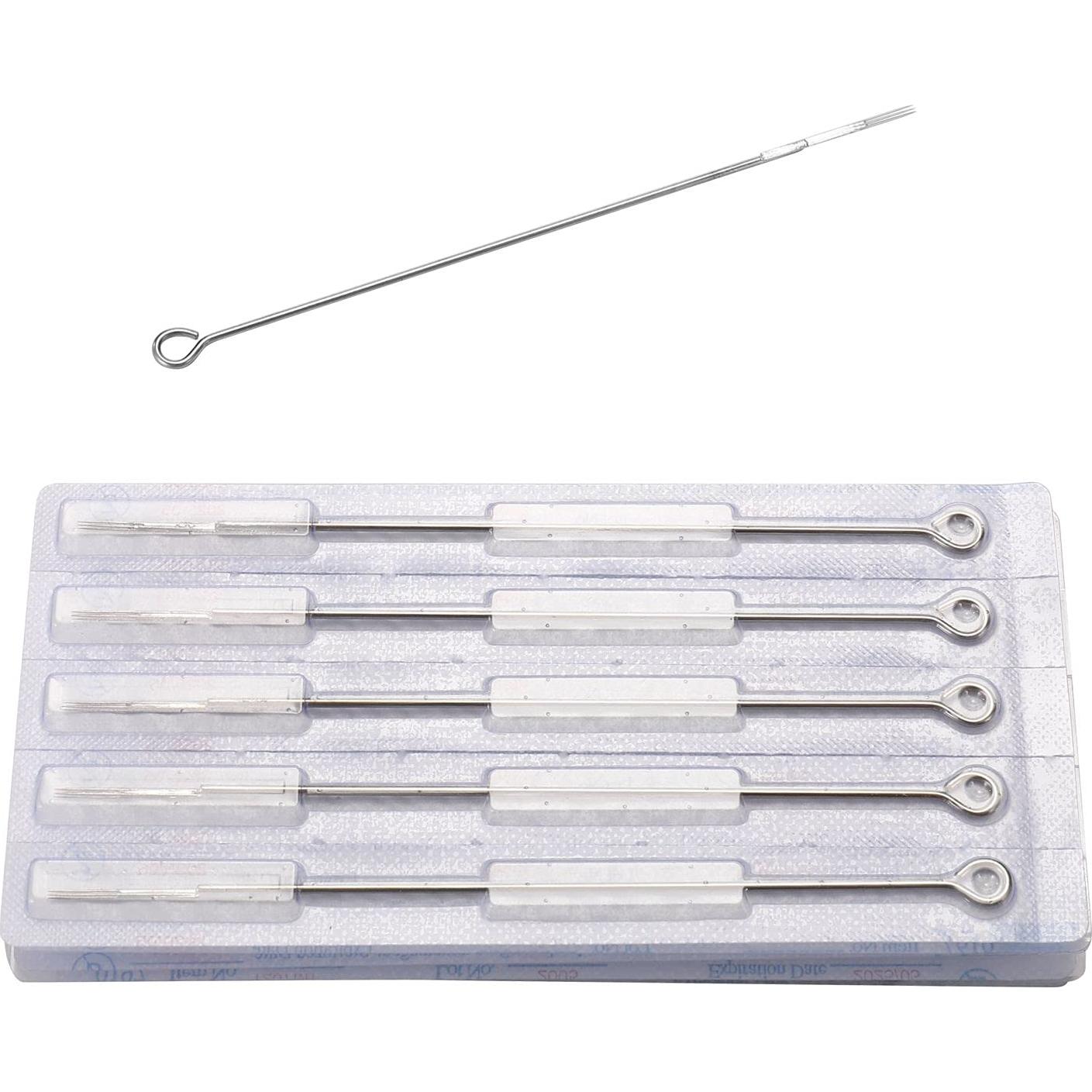 Agujas de Tatuaje Liner Redondo 1RL JY - 50pcs Acero Inoxidable