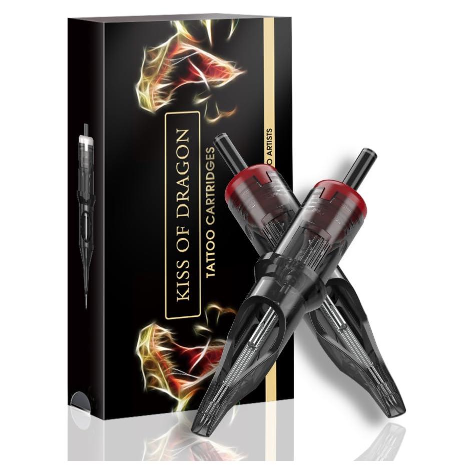 Agujas de Cartucho de Tatuaje Kiss of Dragon #12 0.35mm 20Pcs