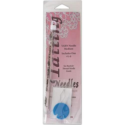 Aguja de Ganchillo de Metal Handy Hands Tamaño 1 con Enhebrador