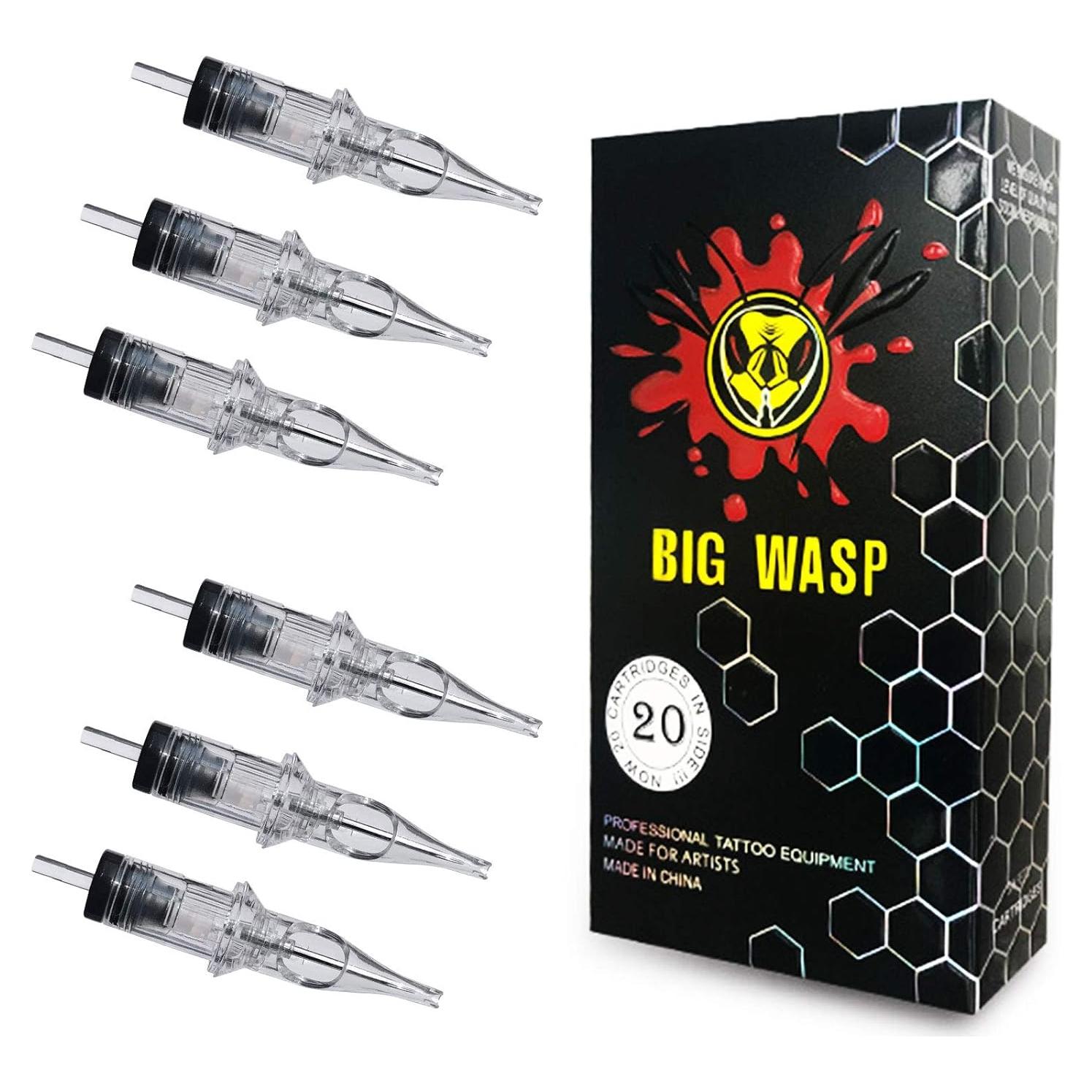 Cartuchos de Agujas de Tatuaje BIGWASP 4ta Generación 1RL 20Pcs
