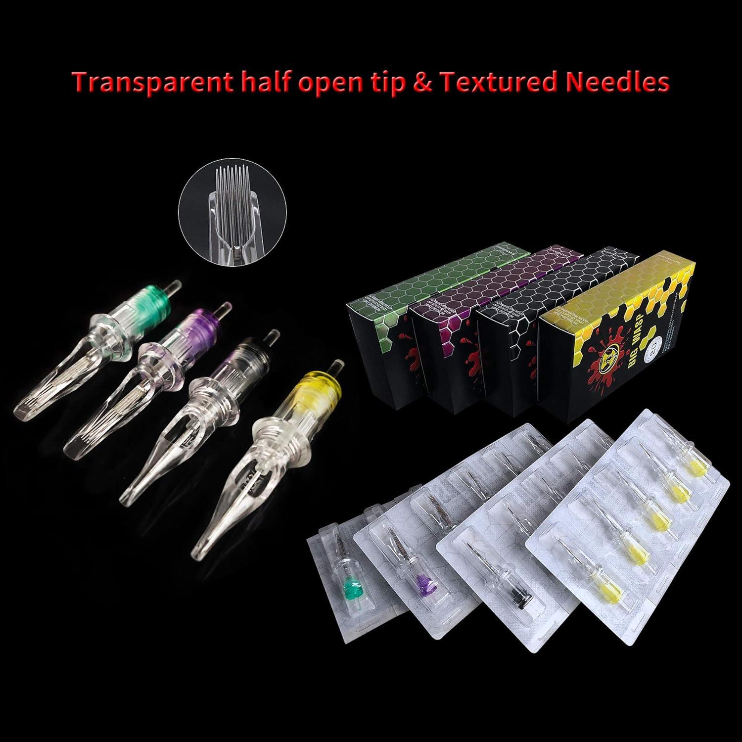 Cartuchos de Agujas de Tatuaje BIGWASP 4ta Generación 1RL 20Pcs