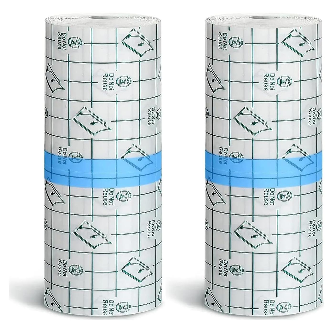 Vendaje Profesional para Tatuajes Autdor 2 Rollos 15.24cm x 1.83m