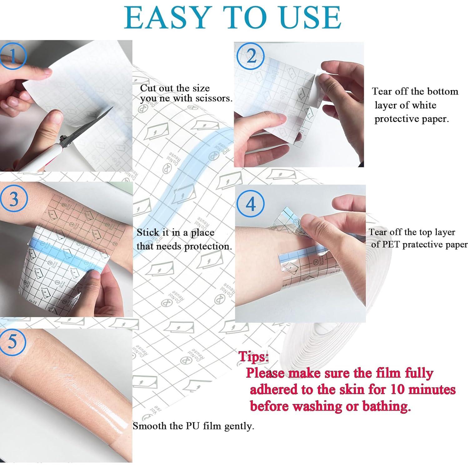 Vendaje para Tatuajes ANAMPION 15.24 cm x 5.5 m Impermeable