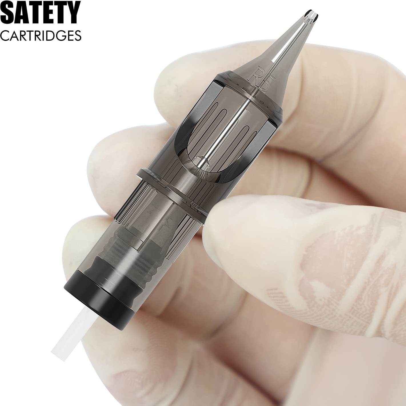 Agujas de Cartucho TATELF 50pcs Liner Redondo 3RL-11RL Estériles