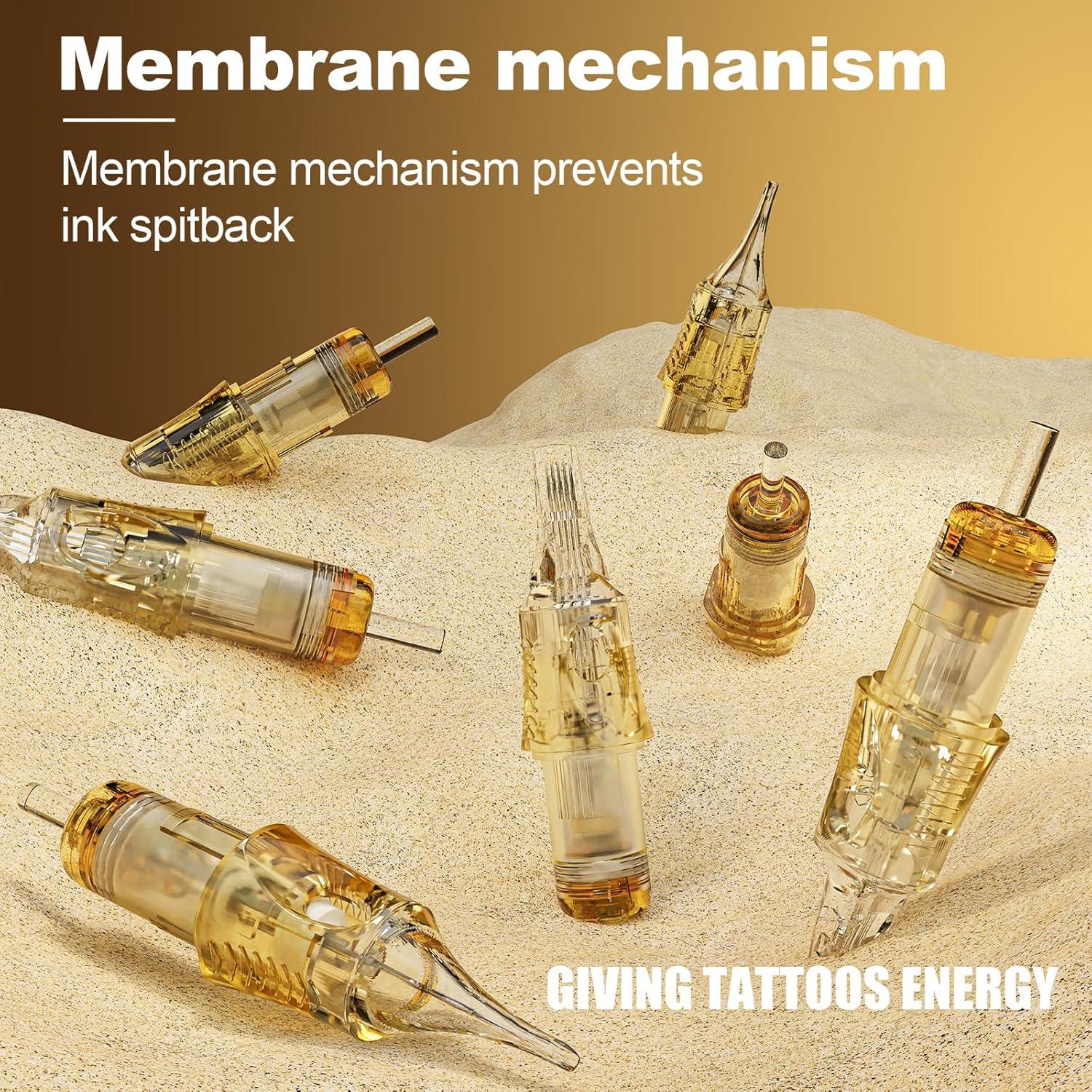 Agujas de Tatuaje PEPAX Lance Cartridge 0803RLL 20Pcs 0.25mm