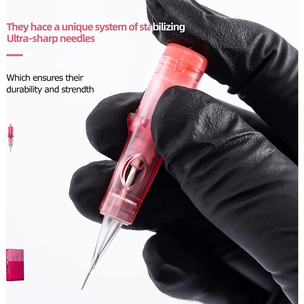 Agujas de Cartucho de Tatuaje Ambición 20Pcs 0.3mm Desechables