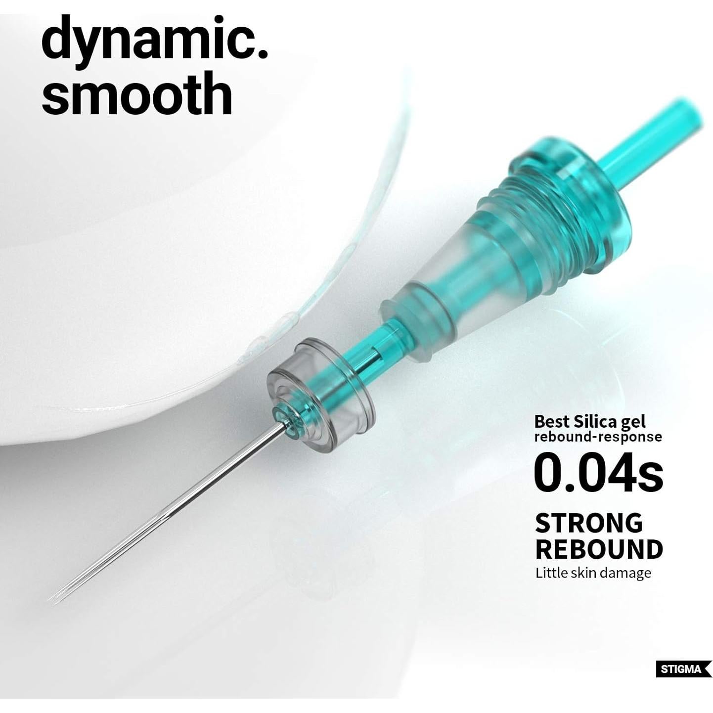 Cartuchos de Tatuaje STIGMA Caballero Acuamarina 20 Pcs 1RL