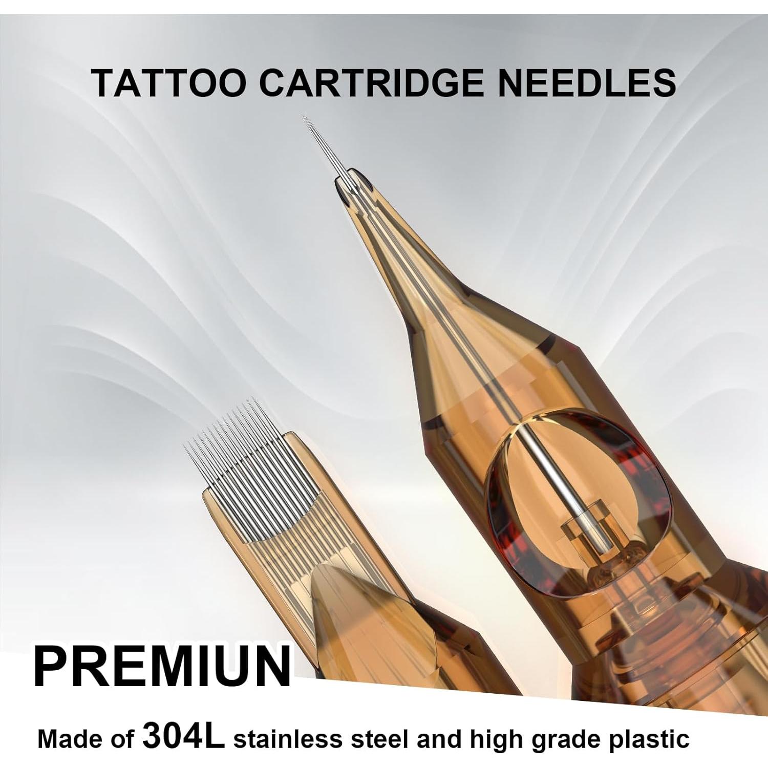 Cartuchos de Agujas de Tatuaje RHEIN 50pcs 3RL 0.3mm