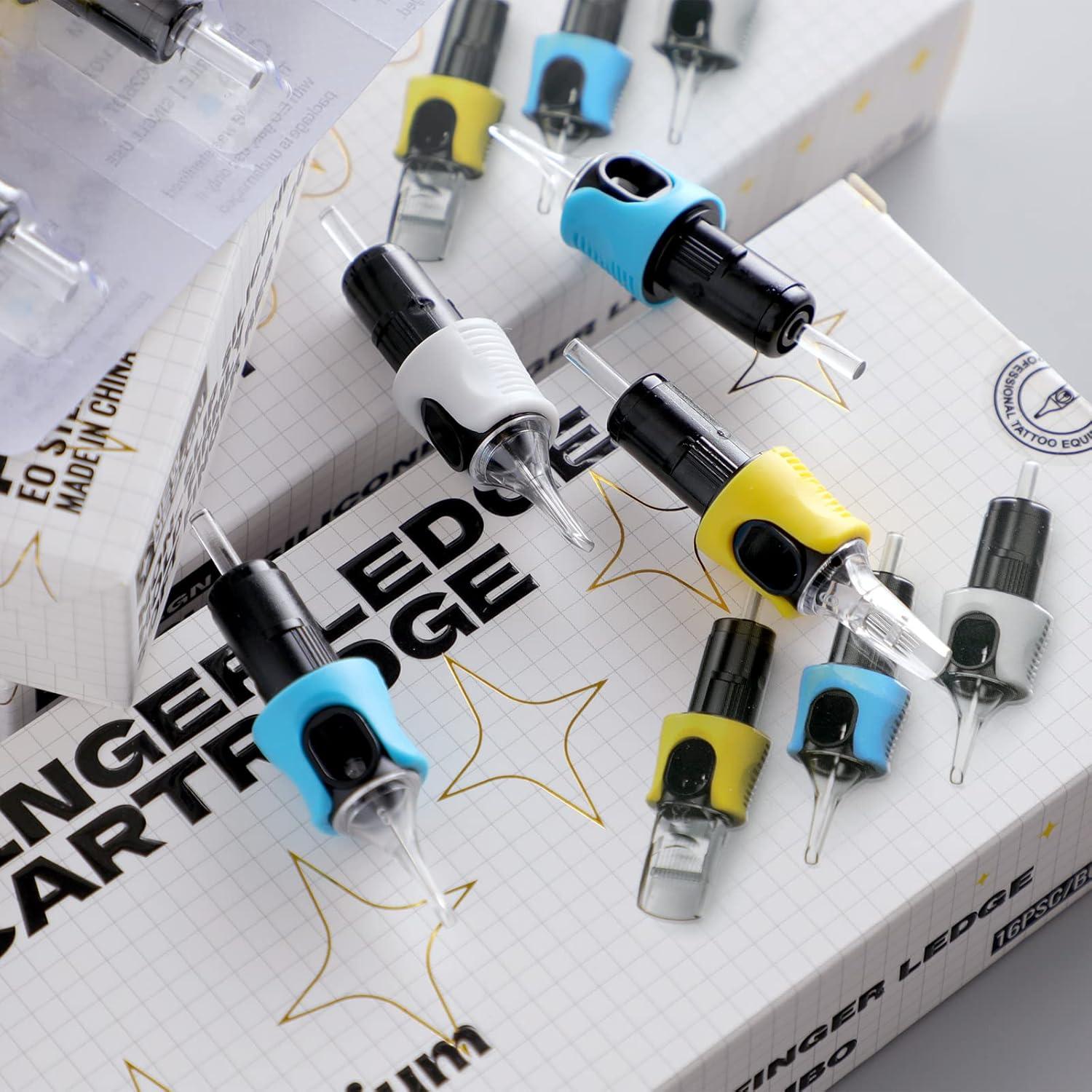 Agujas de Cartucho STIGMA Finger Ledge 0.3mm 16 Pcs Liner