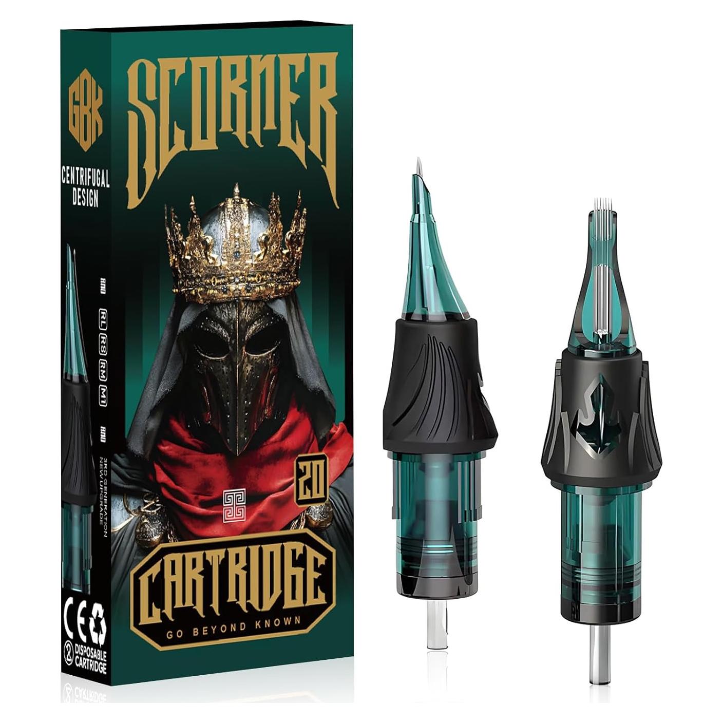 Agujas de Tatuaje GBK 20pcs Cartucho Liner Redondo 1203RL