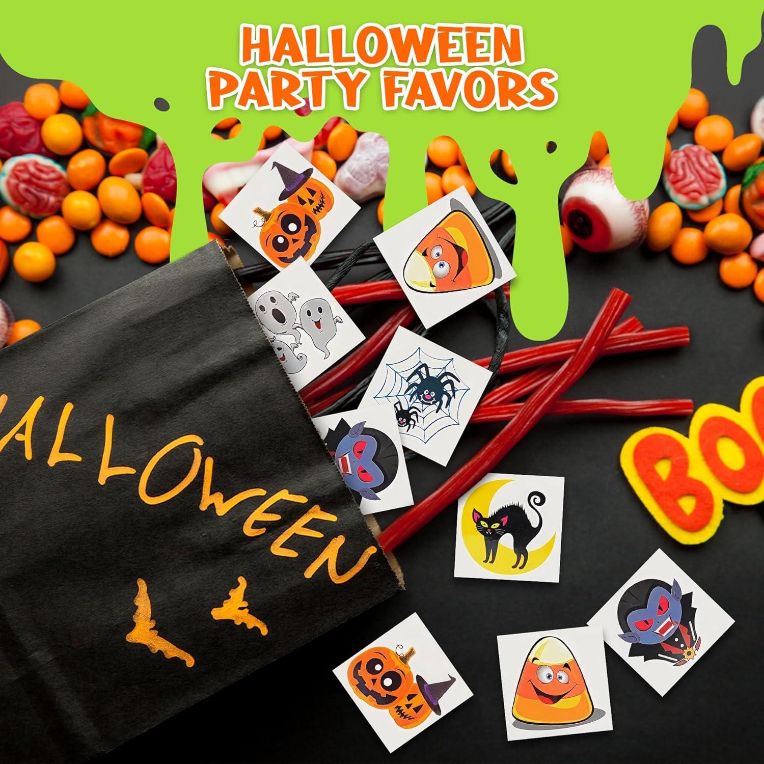 Tatuajes Temporales Halloween ArtCreativity 144 Piezas 5.08 cm