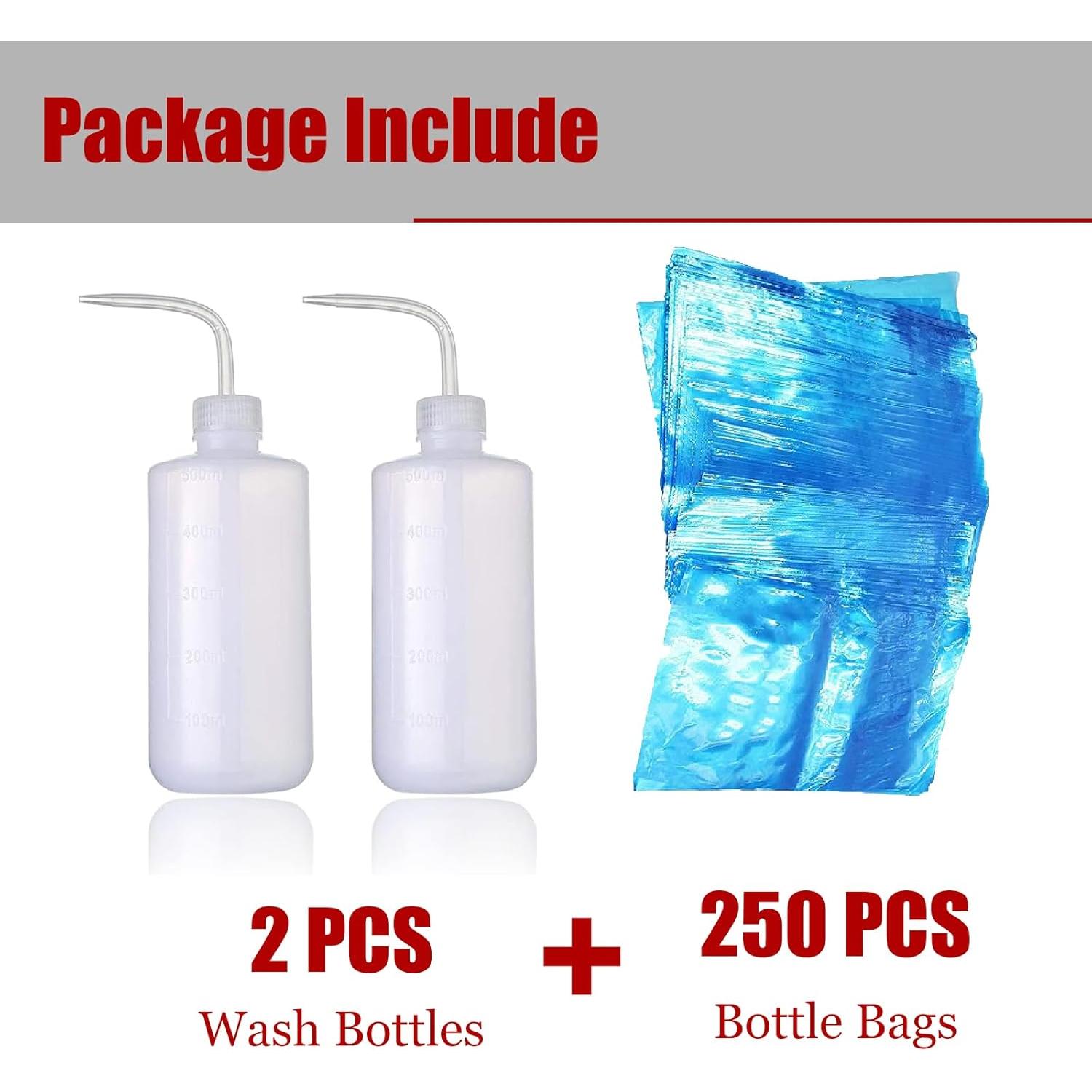 Botellas de Lavado de Tatuaje SOTICA 500ml + 250 Bolsas Desechables