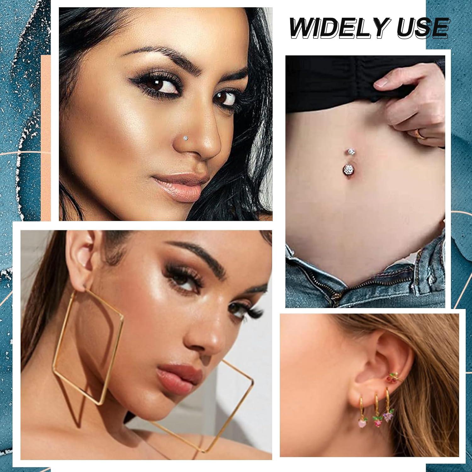 Kit de Agujas de Piercing 100 Pcs Yugui 12G 14G 16G 18G 20G