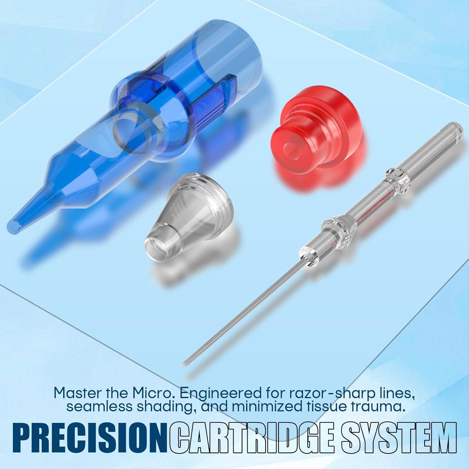 Agujas de Cartucho para Tatuaje POSEIDON V3 50PCS Estériles