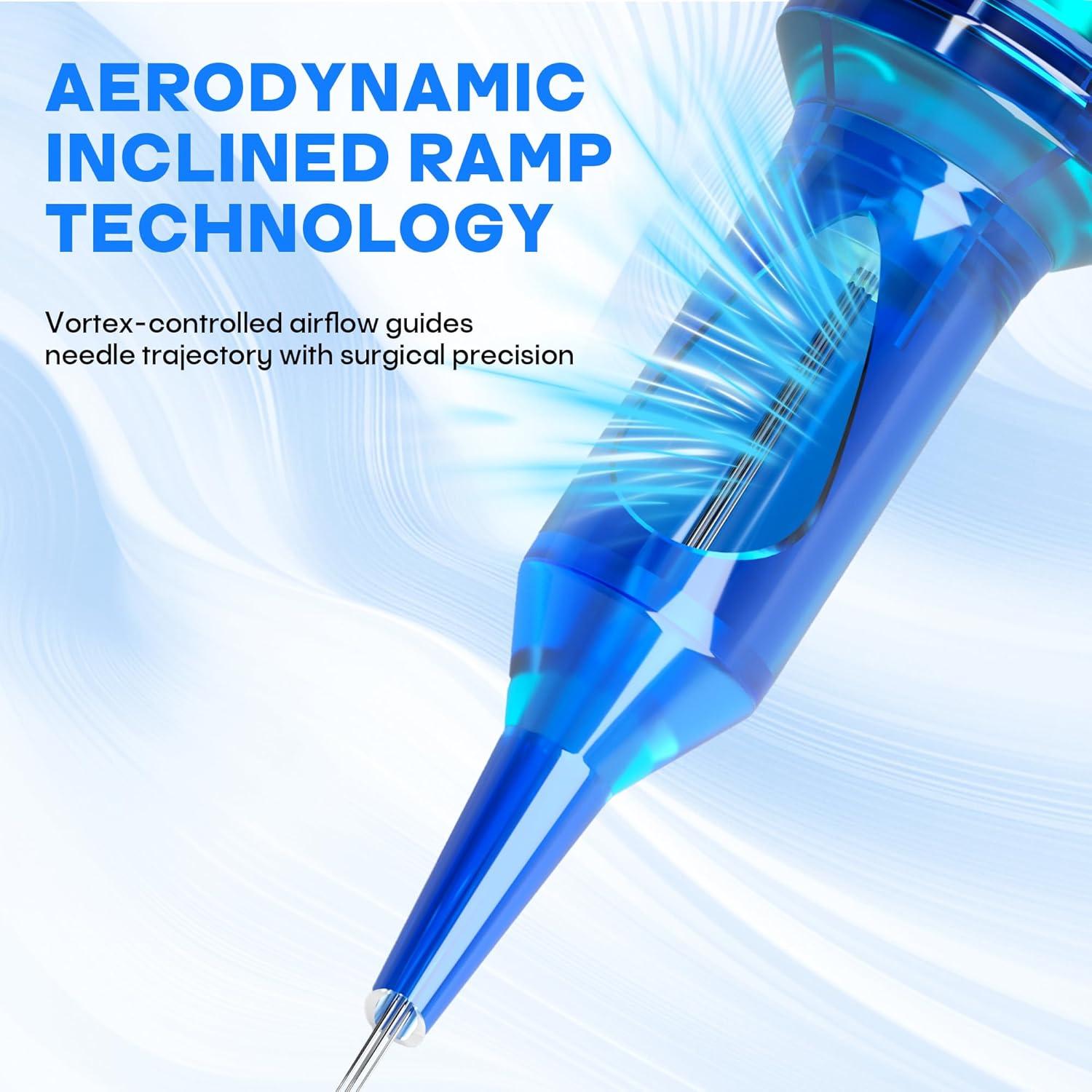 Agujas de Cartucho para Tatuaje POSEIDON V3 50PCS Estériles