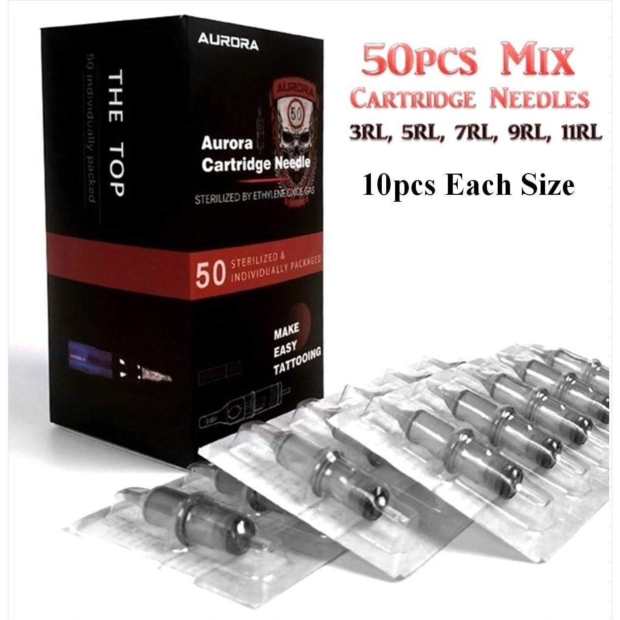 Caja de Agujas de Tatuaje AURORA 20 Unidades RL #12