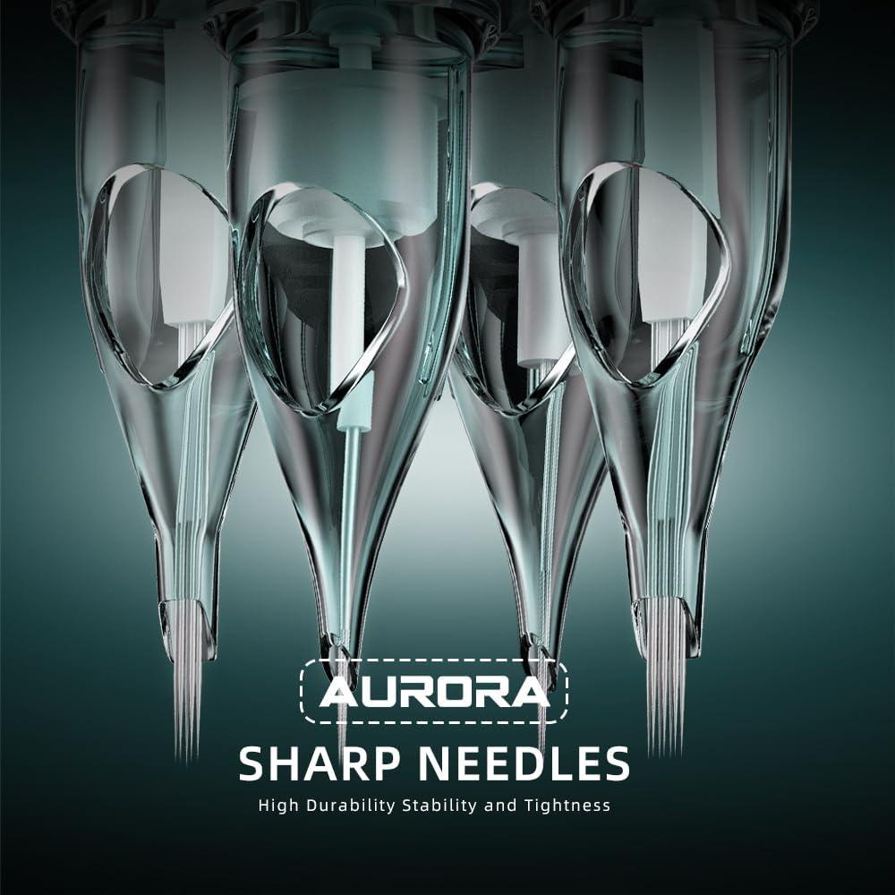 Caja de Agujas de Tatuaje AURORA 20 Unidades RL #12