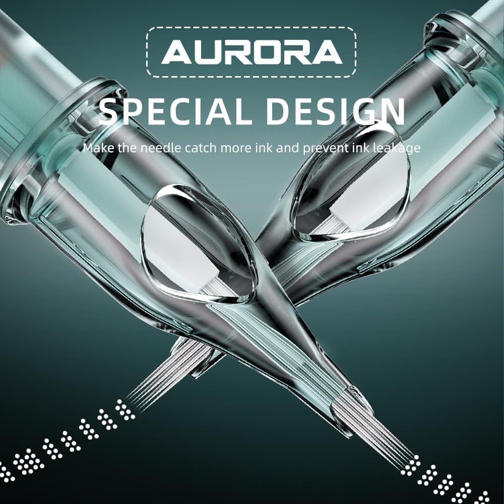 Caja de Agujas de Tatuaje AURORA 20 Unidades RL #12