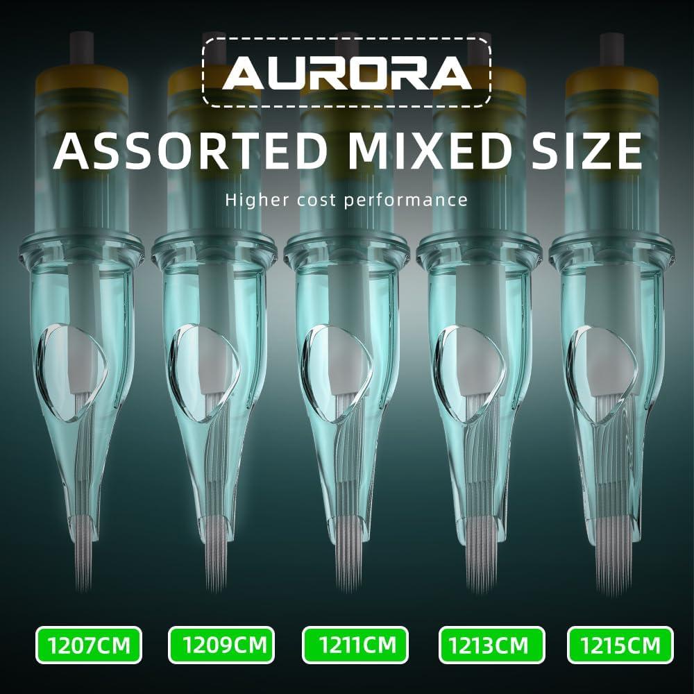 Caja de Agujas de Tatuaje AURORA 20 Unidades RL #12