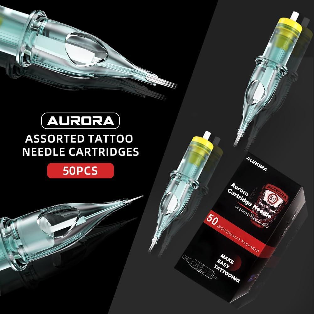 Caja de Agujas de Tatuaje AURORA 20 Unidades RL #12