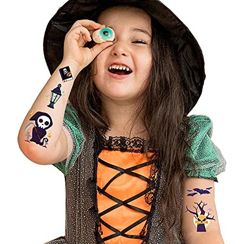Tatuajes Temporales para Niños Awinmay - 360 Piezas Halloween
