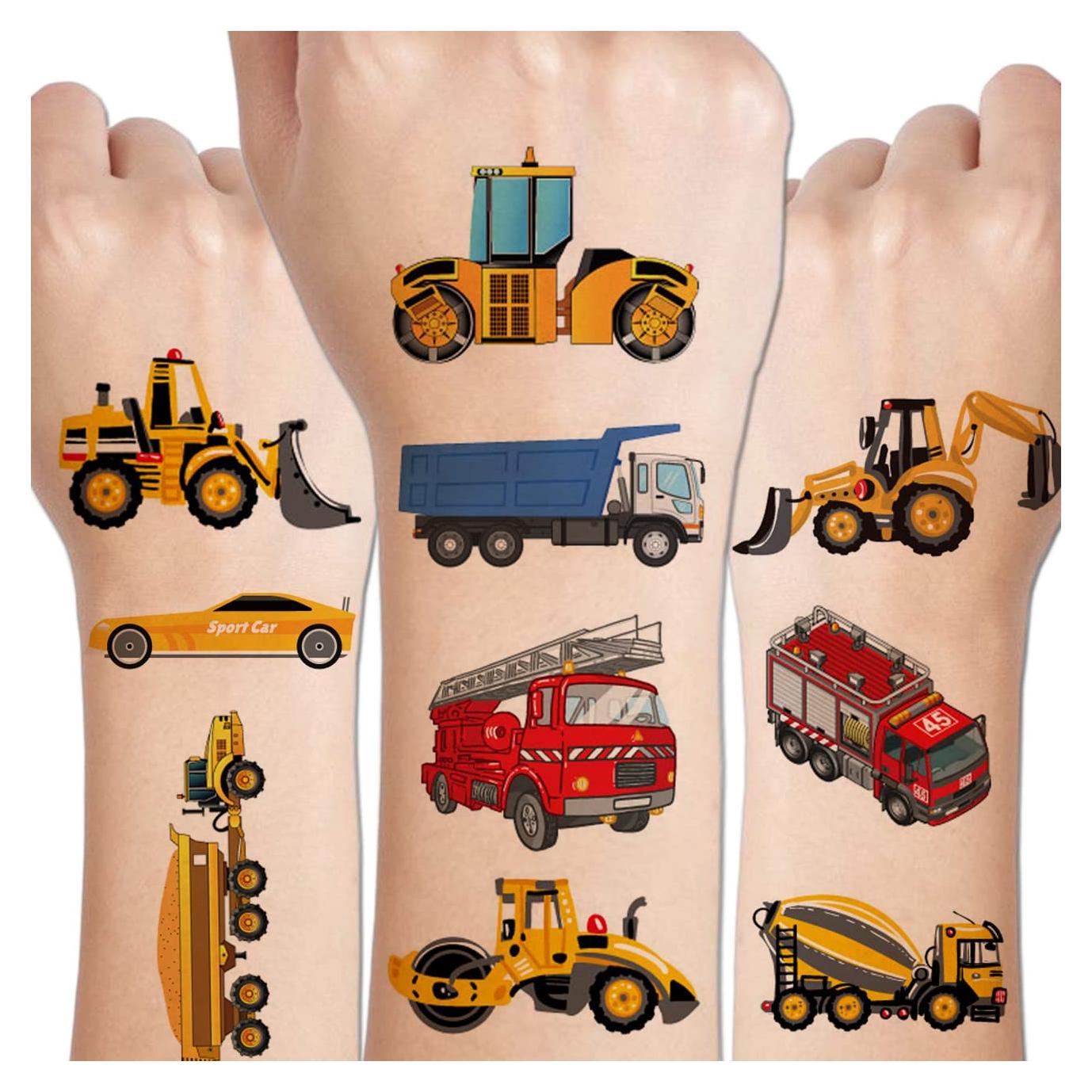 Tatuajes Temporales de Coches y Camiones CHARLENT - 14 Hojas