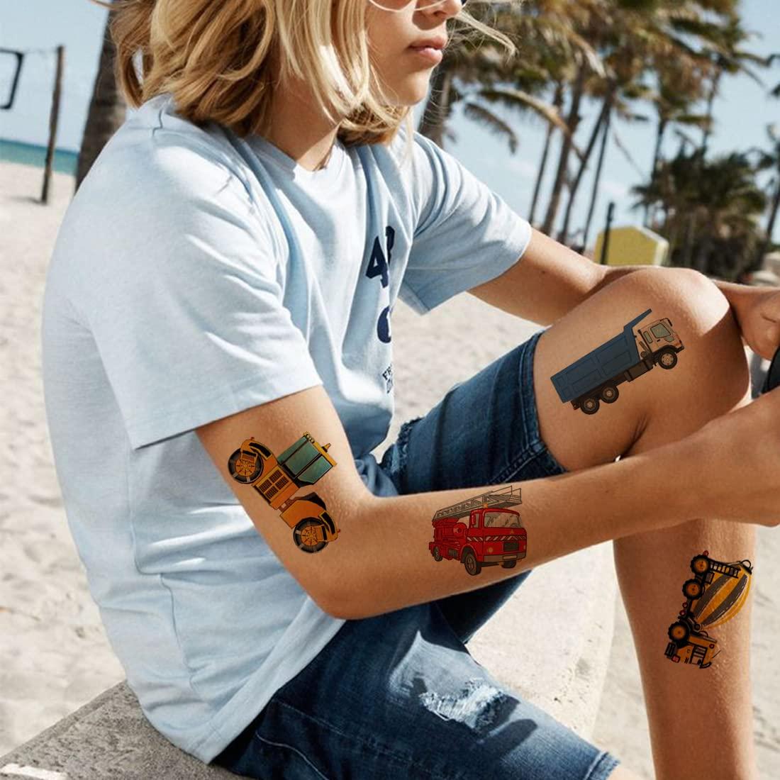 Tatuajes Temporales de Coches y Camiones CHARLENT - 14 Hojas