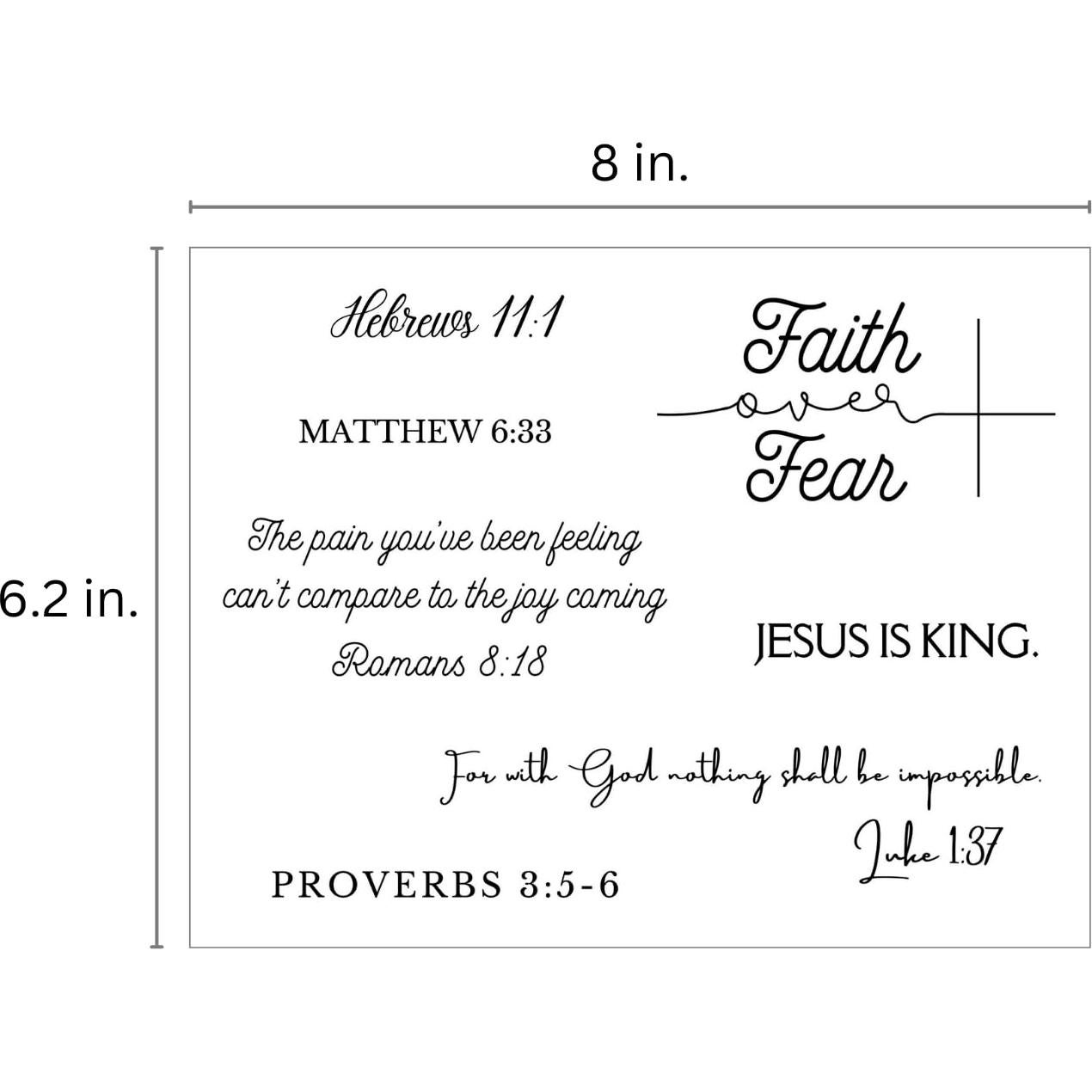 Tatuajes Temporales Cristianos One Grace - Escrituras Inspiradoras