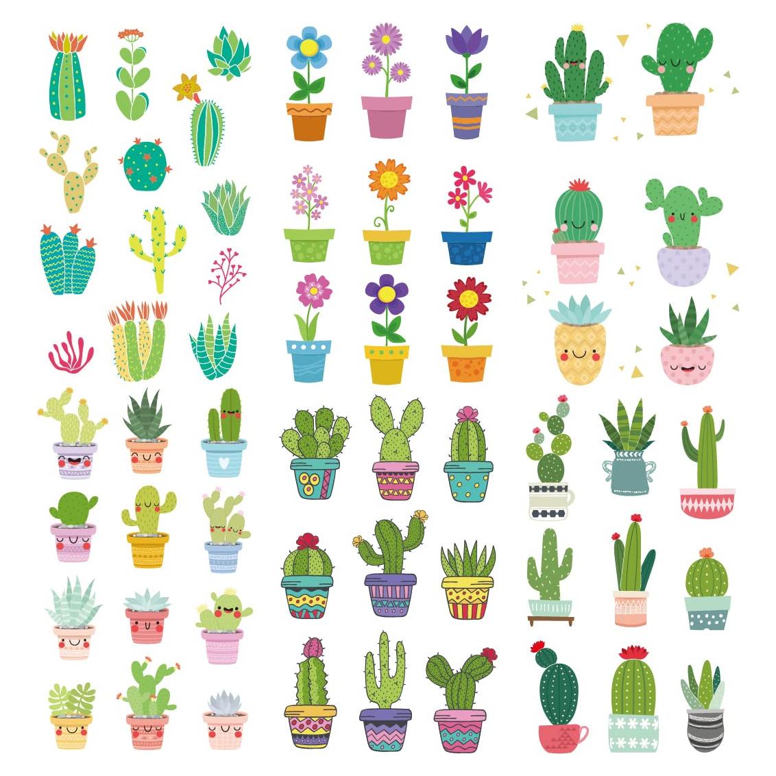 6 Hojas de Tatuajes Temporales Oottati a Prueba de Agua 120x75mm