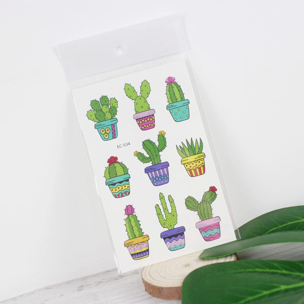 6 Hojas de Tatuajes Temporales Oottati a Prueba de Agua 120x75mm