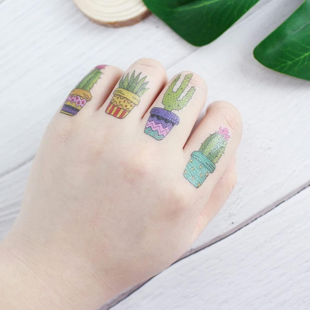 6 Hojas de Tatuajes Temporales Oottati a Prueba de Agua 120x75mm