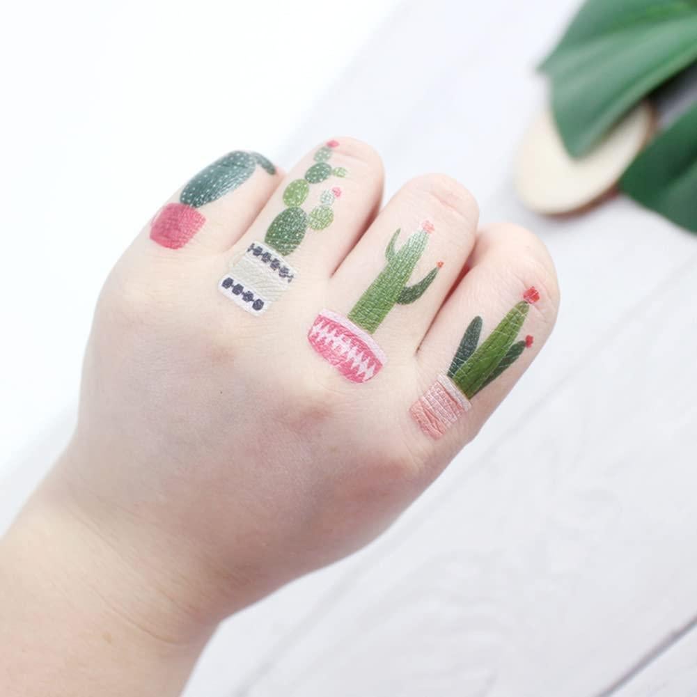 6 Hojas de Tatuajes Temporales Oottati a Prueba de Agua 120x75mm