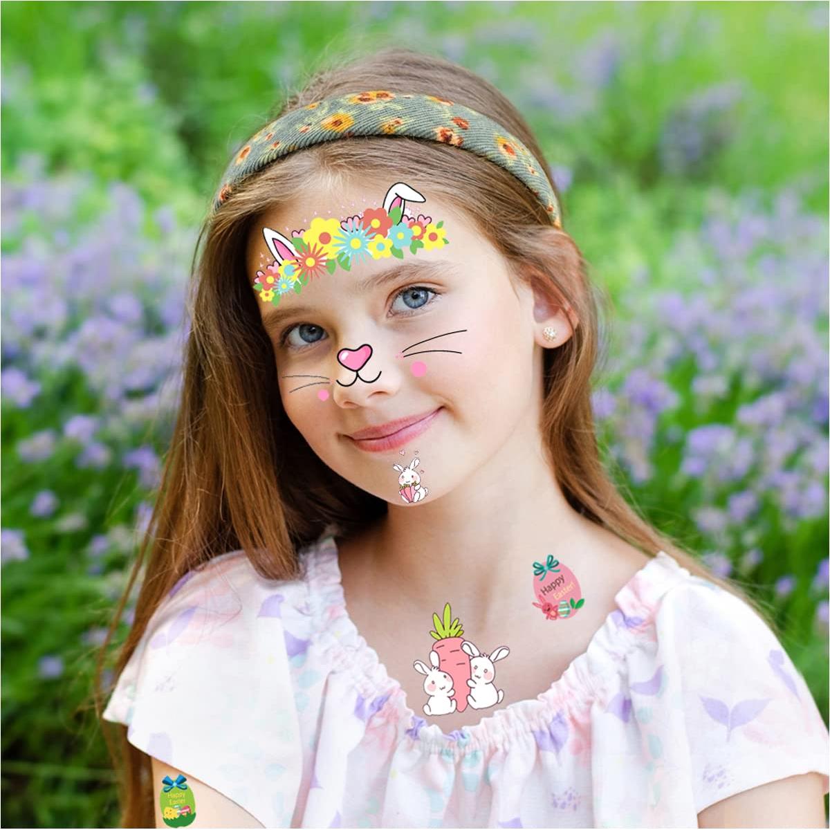 Tatuajes Temporales Faciales SuyuanArt - 12 Diseños Animales