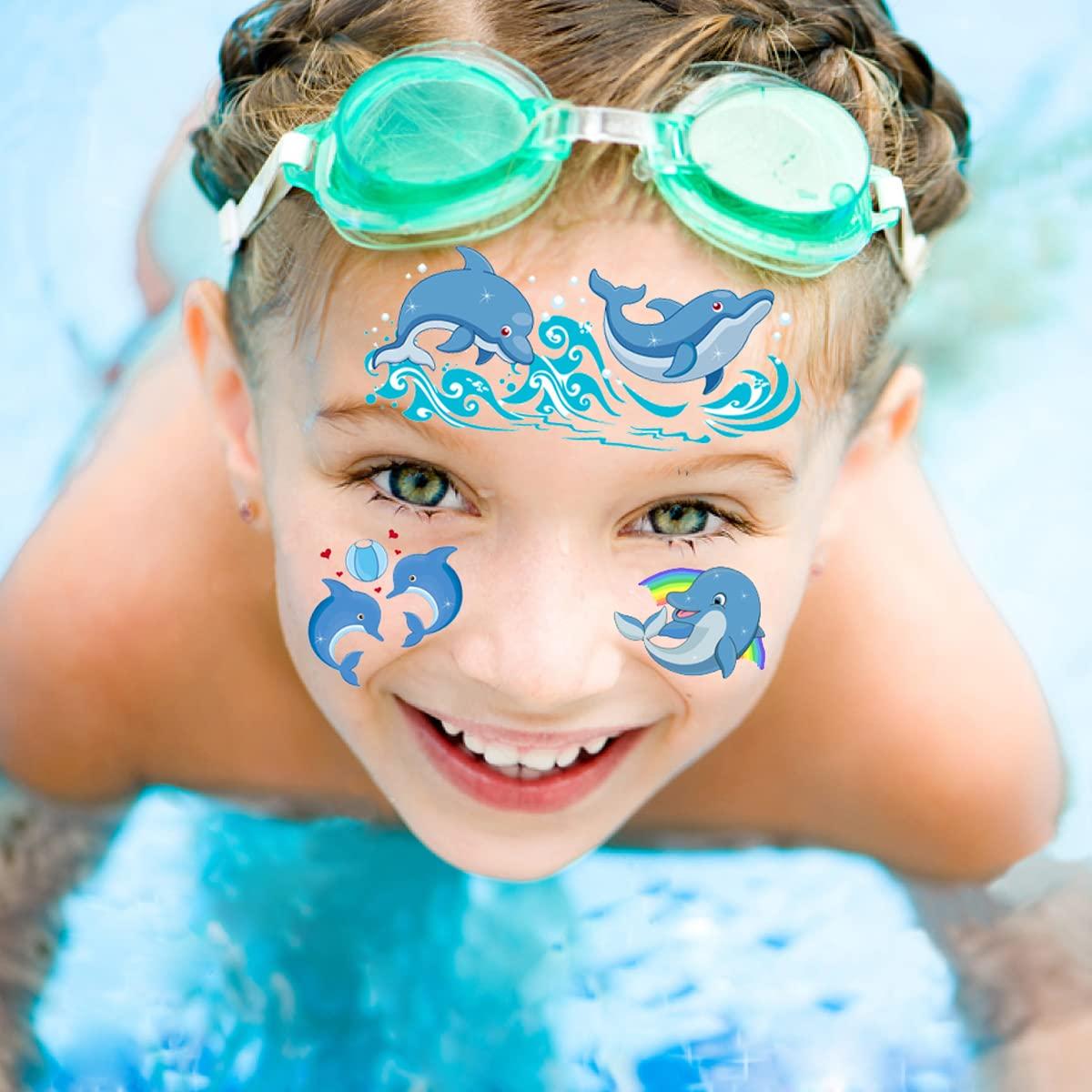 Tatuajes Temporales Faciales SuyuanArt - 12 Diseños Animales